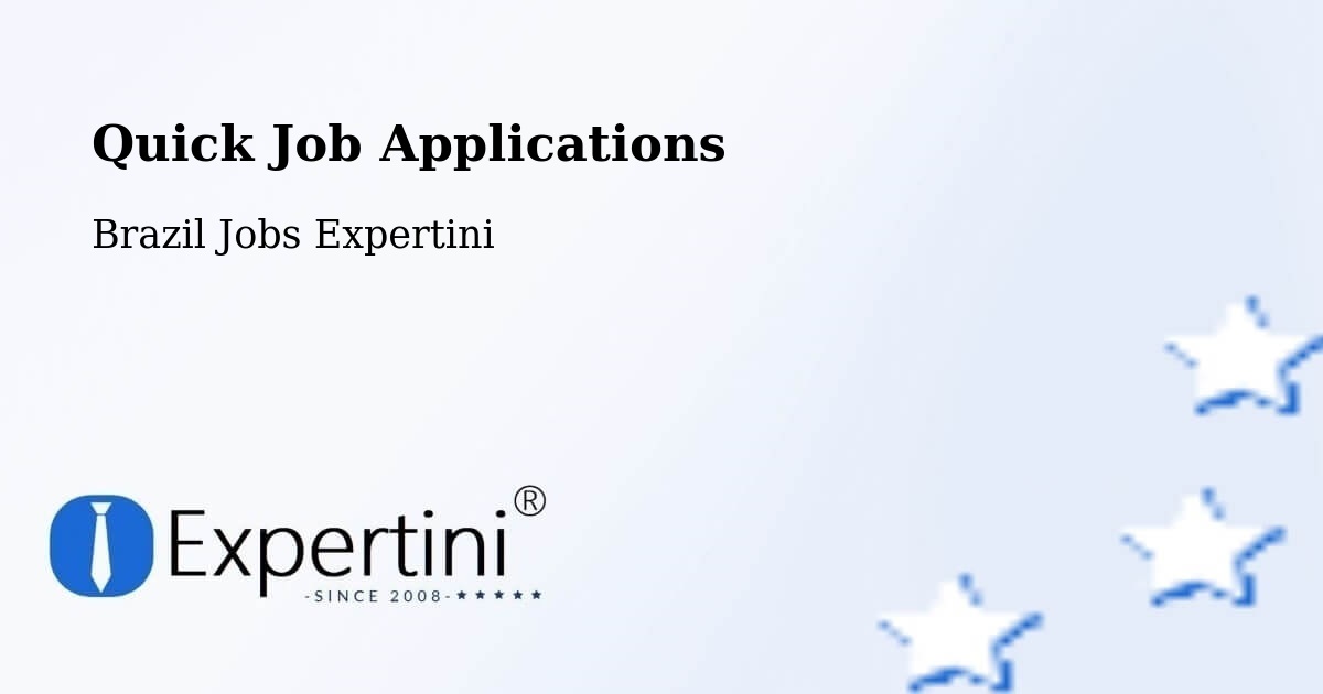 Quick Apply Feature – Ibirama - Brazil Jobs Expertini